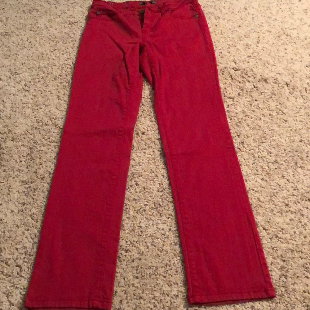 Red Denim Jeans